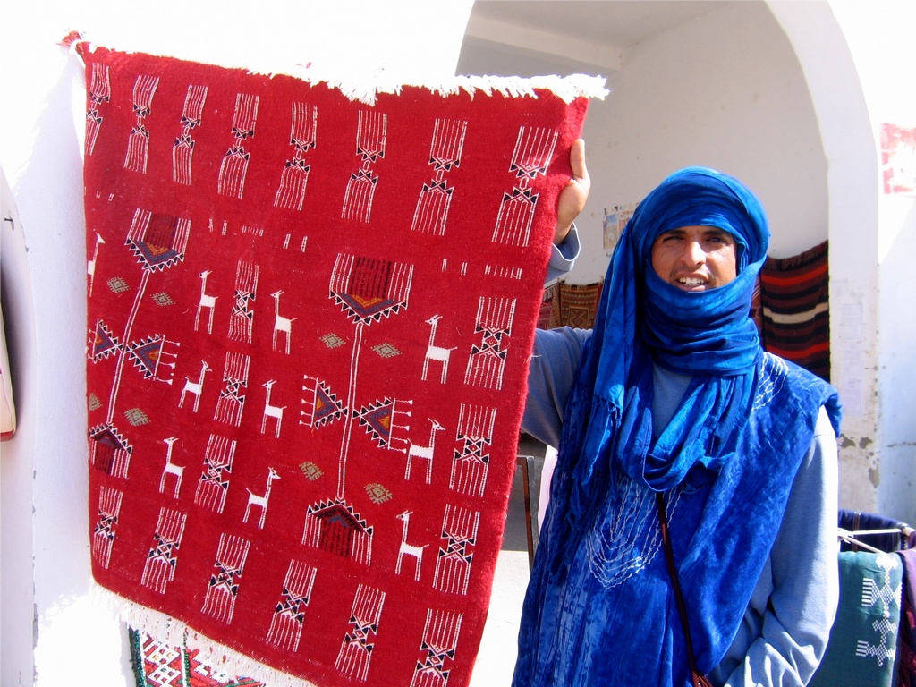 Homme d'origine berbère dans le Sud Tunisien