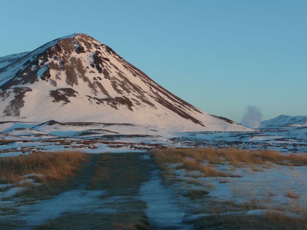 Paysages islandais : Hlíðarfjall, au Nord de Mývatn