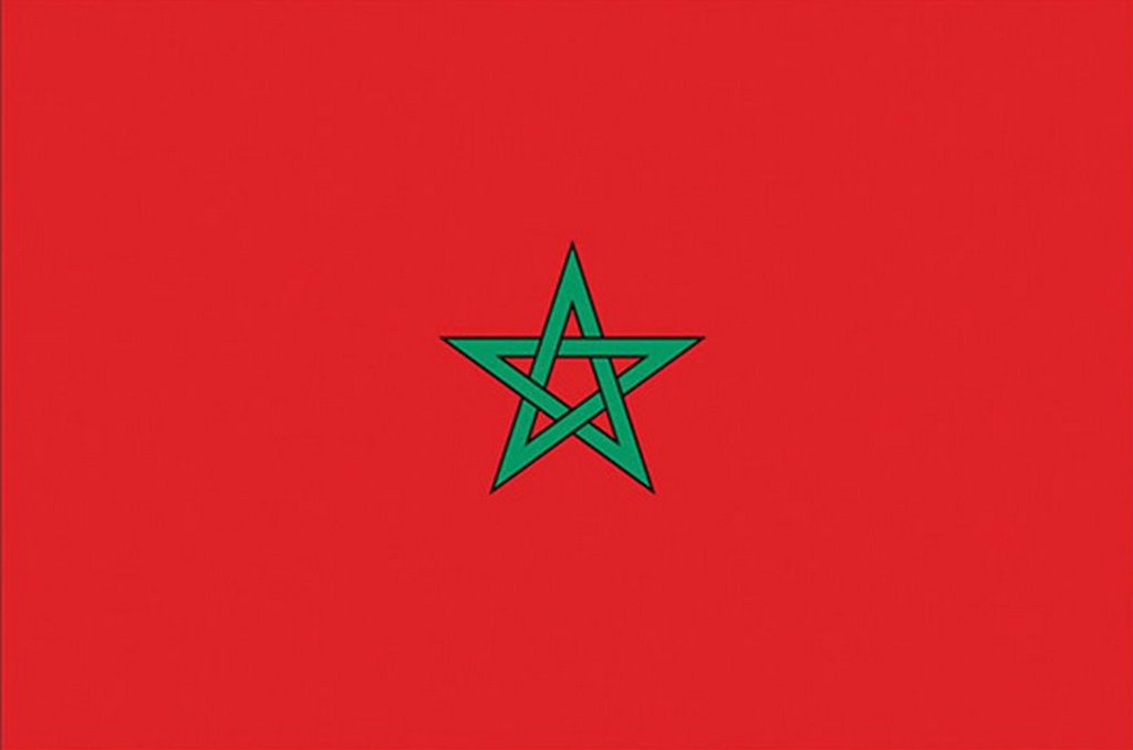 Langues au Maroc : le drapeau marocain